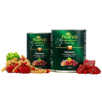 Nuevo (Нуэво) With Venison and Lingonberry - Влажный корм для собак с олениной, брусникой и сафлоровым маслом 800 г