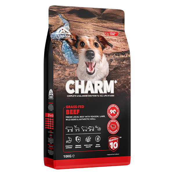 Charm (Шарм) Grass-Fed Beef - Сухой беззерновой корм для собак с говядиной 10 кг