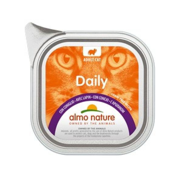 Almo Nature (Альмо Натюр) Daily Cat Rabbit - Влажный корм для кошек с кроликом 100 г
