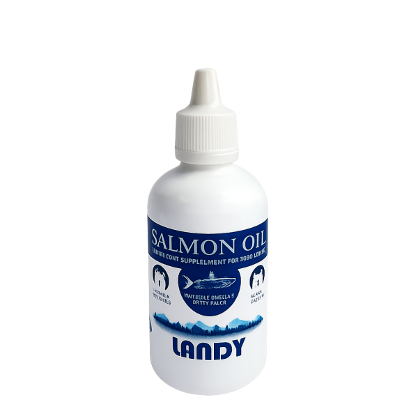 Landy (Ленди) Salmon Oil - Добавка для взрослых собак и котов масло лосося 100 мл