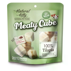 Natural Kitty (Нейчурал Китти) Dog & Cat Grain Free Tilapia Meaty Cube All Life Stages Mini - Лакомства беззерновые для котов и собак любого возраста мелких пород кубики с мясом тилапии 50 г