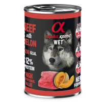 Alpha Spirit (Альфа Спирит) Beef With Melon - Влажный корм для собак с говядиной и дыней 400 г