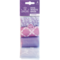Hippie Pet Waste Bags Lavender Scented - Пакеты для уборки за животными аромат лаванды 4х15 шт