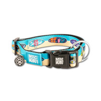 Max & Molly (Макс Моллі) Smart ID Collar Aloha M - Нашийник для собак з принтом алоха