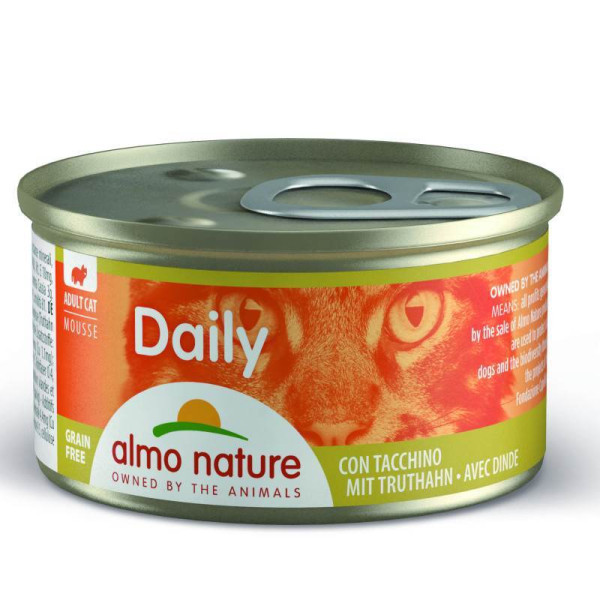 Almo Nature (Альмо Натюр) Daily Cat Turkey - Влажный корм для кошек с индейкой 85 г