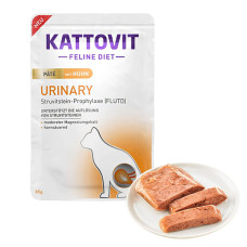 Kattovit (Катовит) Veterinary Pate Urinary - Влажный лечебный корм для кошек с заболеваниями нижних мочевыводящих путей в паштете 85 г