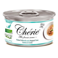Cherie (Чері) Cat Signature Tuna in Gravy - Вологий корм для котів з жовтим та диким тунцем в сосусі 80 г