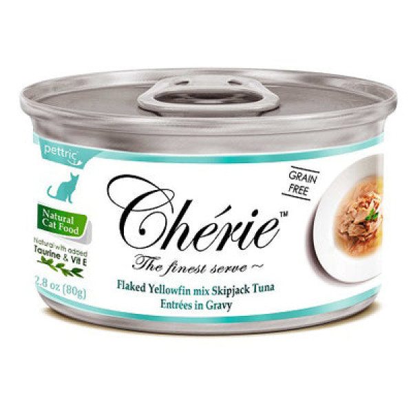 Cherie (Чери) Cat Signature Tuna in Gravy - Влажный корм для кошек с желтым и диким тунцем в сосусе 80 г