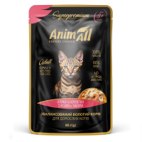 Animall (Энимал) Cat Chunks In Sauce Chicken & Shrimp Adult - Влажный корм для взрослых котов с мясом курицы и креветками 80 г