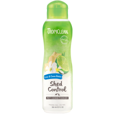 Tropical Clean - Кондиціонер "Лайм та какао-масло", для прискорення линьки, для собак та котів, 355 мл