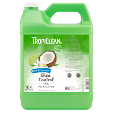 Tropical Clean - Шампунь "Лайм і кокос" концентрат для прискорення линьки для собак та котів 3,8 л