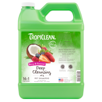 Tropical Clean - Шампунь «Ягоды и кокос» концентрат глубокого очищения для собак и кошек 3,8 л