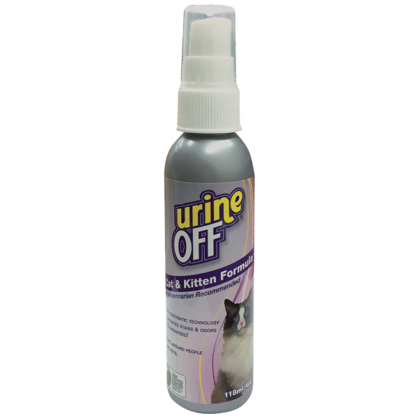 Tropical Clean Urine Off  - Спрей для удаления органических пятен и запахов для котят и кошек 118 мл