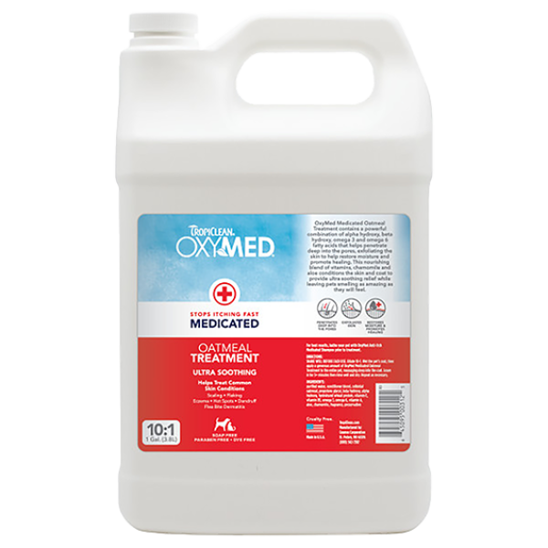 Tropical Clean OxyMed «Против зуда» - Кондиционер концентрат 1:10 для собак и кошек 3,8 л