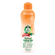 Tropical Clean Flea & Tick «Максимальна сила» - Шампунь від бліх і кліщів для собак 592 мл