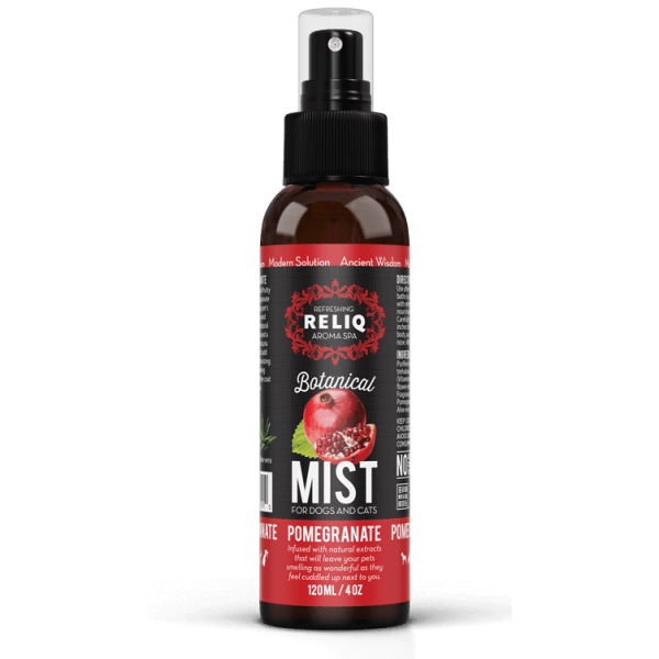 Reliq Botanical Mist-Pomegranate - Спрей-одеколон с экстрактом граната для ухода и увлажнения шерсти собак и кошек