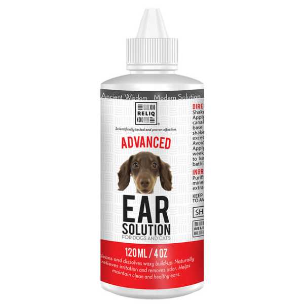 RELIQ Ear Solution - Лосьон для ухода за ушами собак 120 мл