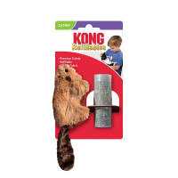 KONG (Конг) Refillables Beaver - Игрушка для кошек бобер с кошачьей мятой 14 см