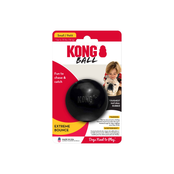 KONG (Конг) Dog Extreme Ball - Игрушка для собак сверхпрочный мяч S