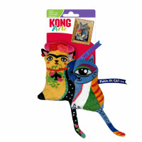 KONG (Конг) Artz Kahlo/ Picasso - Игрушка для кошек Кало/Пикассо 2 шт. 17,7×17,7 см