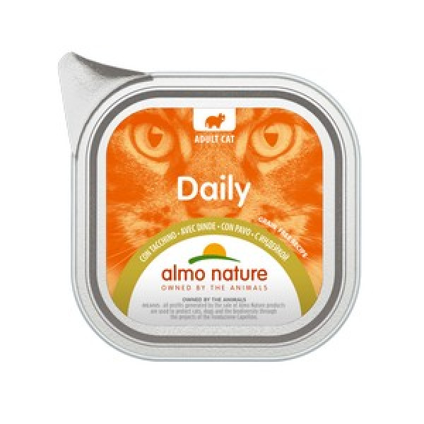 Almo Nature (Альмо Натюр) Daily Cat Turkey - Влажный корм для кошек с индейкой 100 г
