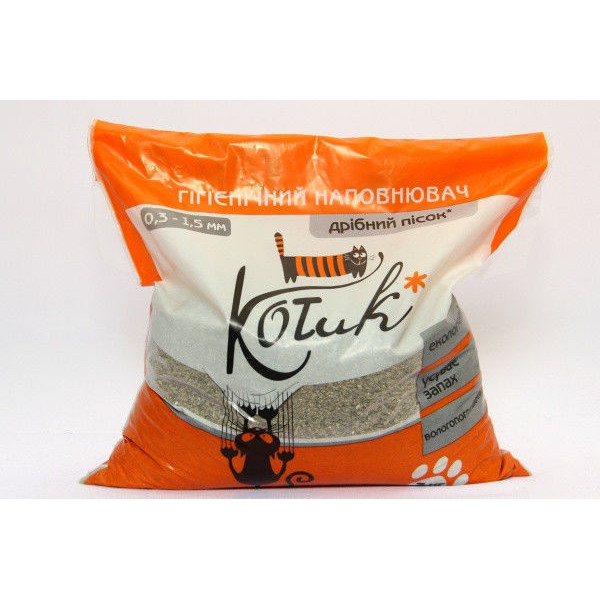 Ешкин Кот - Наполнитель для кошек бентонитовый мелкий 5 кг