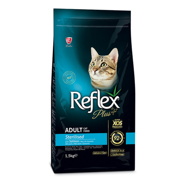 Reflex Plus (Рефлекс Плюс) Cat Sterilised Salmon - Сухой корм для стерилизованных котов с лососем 1.5 кг