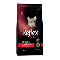 Reflex Plus (Рефлекс Плюс) Cat Adult Lamb & Rice - Сухой корм для взрослых котов с ягненком и рисом 1.5 кг