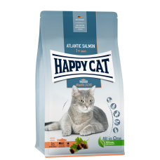 Happy Cat (Хепи Кет) Salmon Indoor Adult - Сухой корм для взрослых котов живущих в помещении с мясом лосося 4 кг