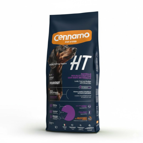 HT (Ашти) Dog Adult Mini Breeds Forest - Сухой корм для взрослых собак мелких пород с ягненком, свининой и буйволом 1.5 кг