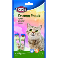 Trixie (Трикси) Creamy Snacks - Жидкое лакомство для кошек с курицей 5 шт х 14 г