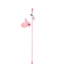 Hippie Pet (Хіппі Пет) Fishing Rod With Pink Bunny - Іграшка для котів вудка з зайчиком рожева 30 см