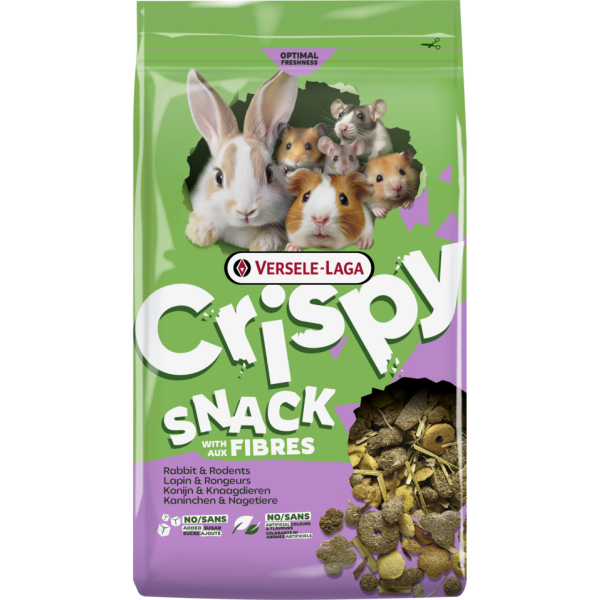 Versele-Laga (Версель Лага) Crispy Snack Fibres - Додатковий корм для гризунів 550 г