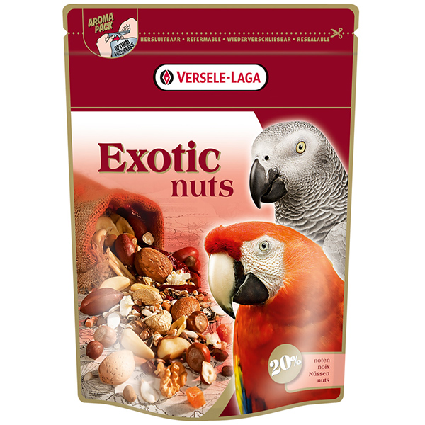 Versele-Laga (Версель Лага) Prestige Premium Parrots Exotic Nuts Mix - Ласощі для великих папуг з горіхами 0.75 кг