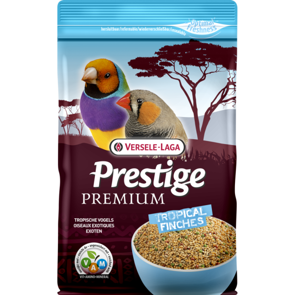 VERSELE-LAGA PRESTIGE PREMIUM TROPICAL FINCHES корм для зерноїдних в'юркових і всіх споріднених їм видів - 0.8 КГ