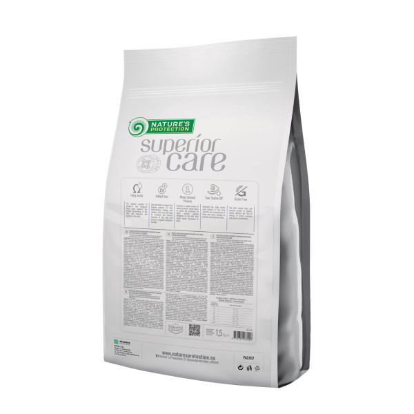 Nature's Protection (Натур Протекшн) Dog Superior Care Grain Free Adult All Breed Veterinary Diet Dermatosis Salmon - Сухой беззерновой корм для взрослых собак всех пород при кожных заболеваниях с мясом лосося 1,5 кг Nature's Protection (Натур Протекшн) Dog Superior Care Grain Free Adult All Breed Veterinary Diet Dermatosis Salmon - Сухой беззерновой корм для взрослых собак всех пород при кожных заболеваниях с мясом лосося 1,5 кг