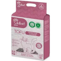 Velvet Paw Tofu (Велвет Пав Тофу) - Наполнитель для кошек с бамбуковым углем и эссенцией сакуры 6 л
