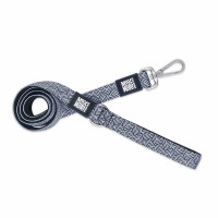 Max & Molly (Макс Молли) Short Leash Mykonos Black M - Поводок короткий для собак с принтом миконос