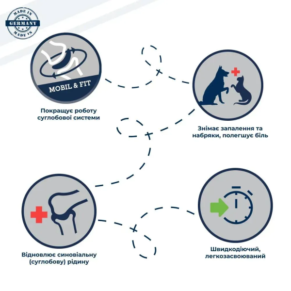 Dr.Clauder’s (Клаудер) Dog & Cat Mobil & Fit Joint Paste All Life Stages - Пищевая добавка для котов и собак всех возрастов гель для укрепления связок и суставов 100 мл