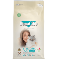 Bonacibo (Бонасибо) Cat Salmon Sterilised Adult - Сухой корм для взрослых стерилизованных котов с мясом лосося 5 кг
