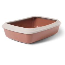 Savic (Савик) Iriz Nordic Litter Tray - Лоток для котов бежевый с бортиком 42х31х12.5 см