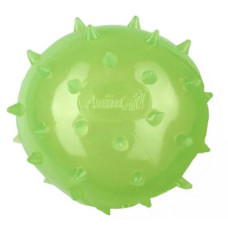 AnimAll Fun - Мʼяч шипований з пищалкою для собак, зелений, 75 мм