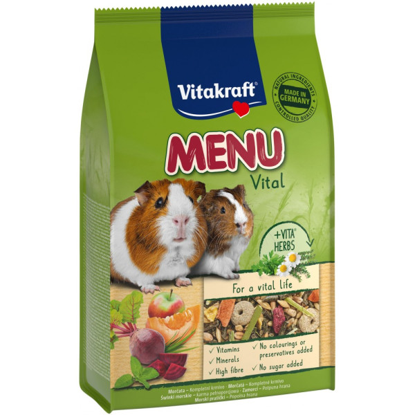 Vitakraft (Витакрафт) Premium Menu Vital Cavia - Корм для морских свинок 400 г