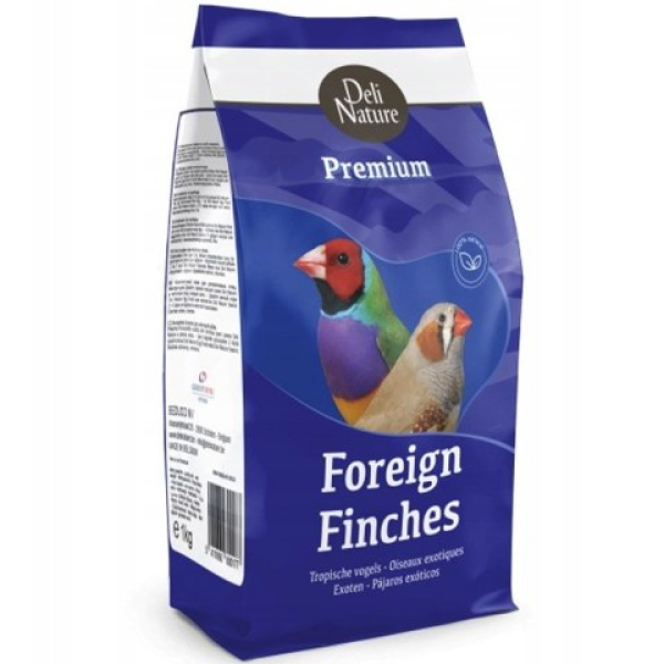 Deli Nature (Дели Натур) Premium Foreign Finches - Полнорационный корм для тропических птиц вьюрков 1 кг