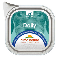 Almo Nature (Альмо Натюр) Daily Dog White Fish & Rice - Вологий корм для собак з білою та рисом 100 г