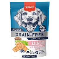 Wanpy (Ванпи) Dog Grain Free Salmon Adult All Breed - Сухой беззерновой корм для взрослых собак всех пород с мясом лосося 500 г