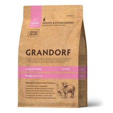 Grandorf (Грандорф) Lamb & Turkey Puppy - Сухой гипоаллергенный корм для щенков с ягненком и индейкой 3 кг