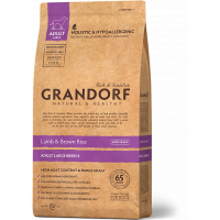 Grandorf (Грандорф) Lamb & Brown Rice Adult Maxi - Сухой гипоаллергенный корм для собак крупных пород с ягненком 3 кг