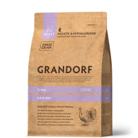 Grandorf (Грандорф) Turkey Adult Mini - Сухой гипоаллергенный корм для взрослых собак мелких пород с мясом индейки 3 кг