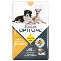 Opti Life (Опти Лайф) Puppy Medium With Chicken Сухой корм для щенков средних пород с курицей 2.5 кг